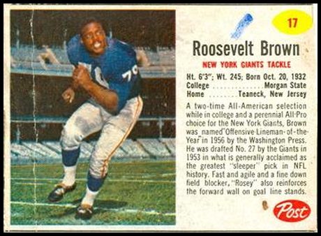 17 Roosevelt Brown